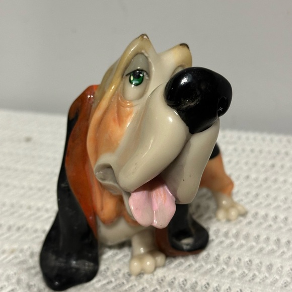 Ceramic Basset Hound Dog Figurine/glasses holder - Picture 4 of 7